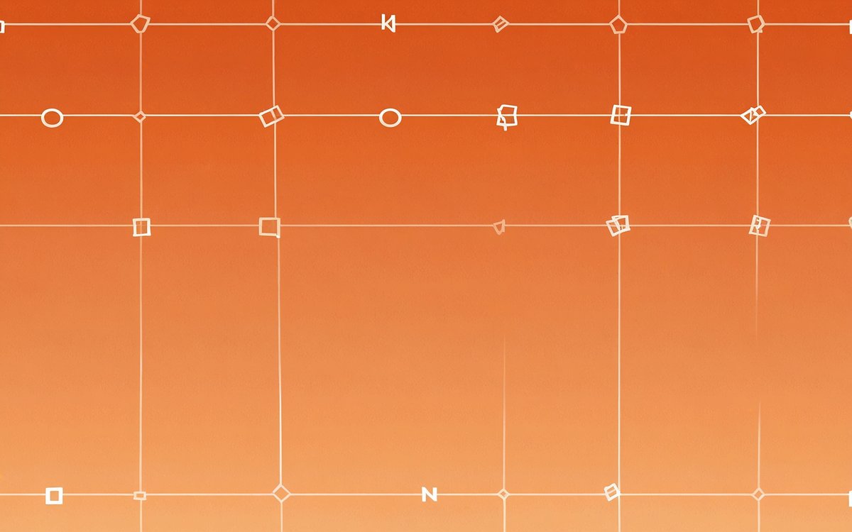 Grid overlay showing alignment